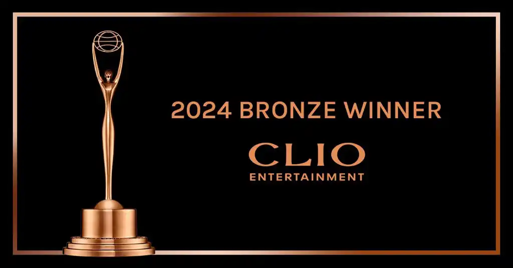 2024 Clio Entertainment Bronze Winner