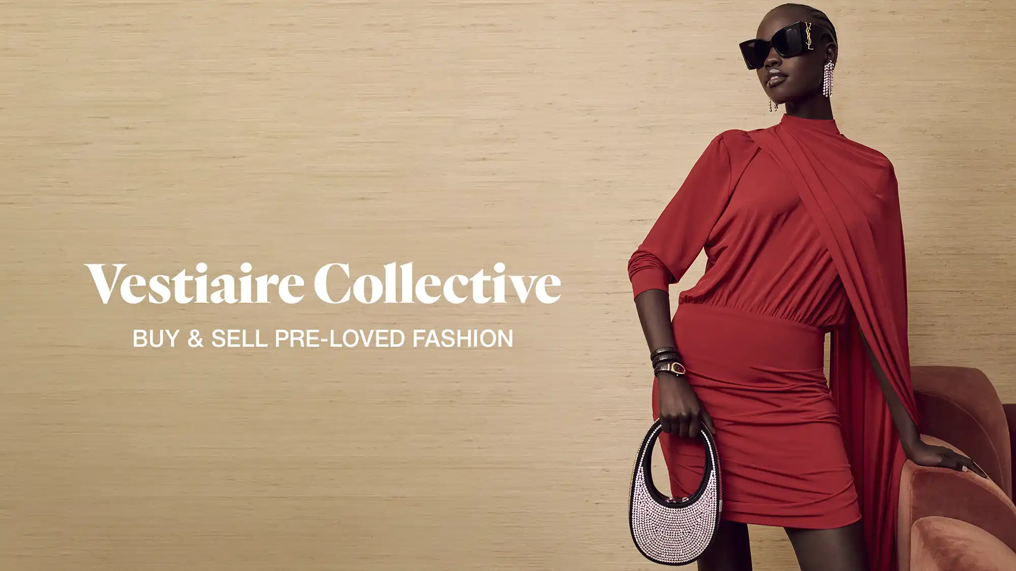 Vestiaire Collective authentication campaign still